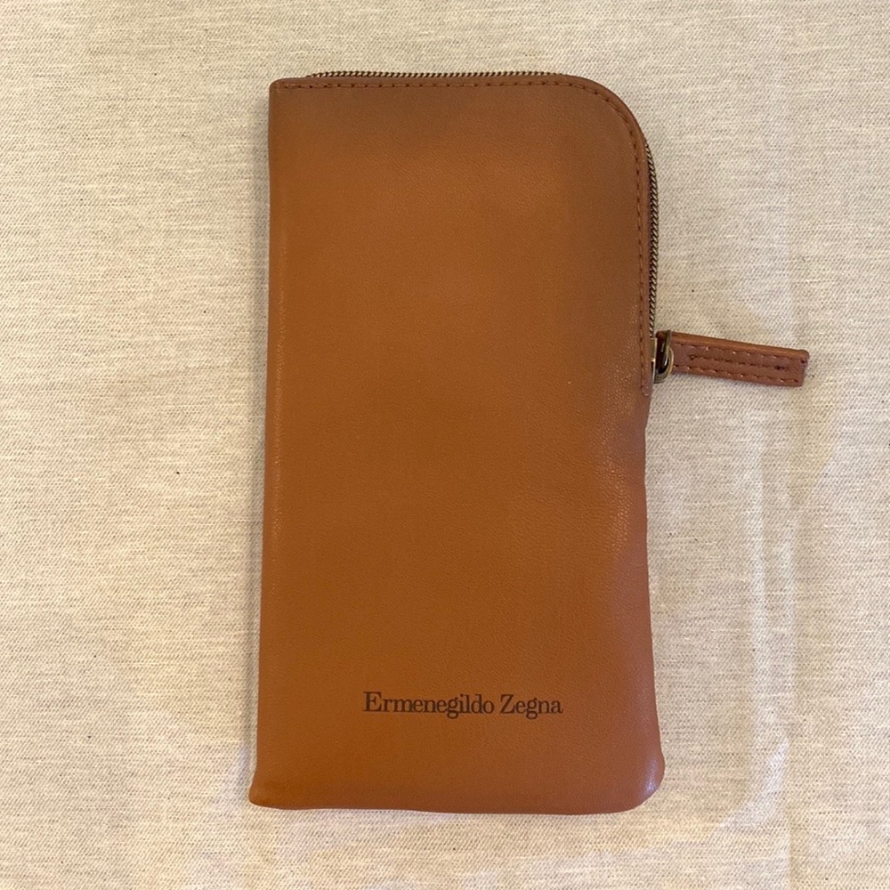 Ermenegildo Zegna soft eyeglass case